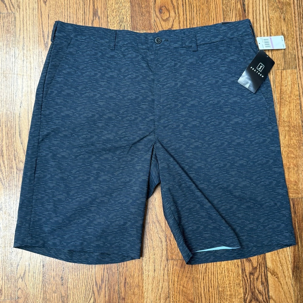 NWT Men's PGA Golf Tour Navy Blue Shorts - Size 38